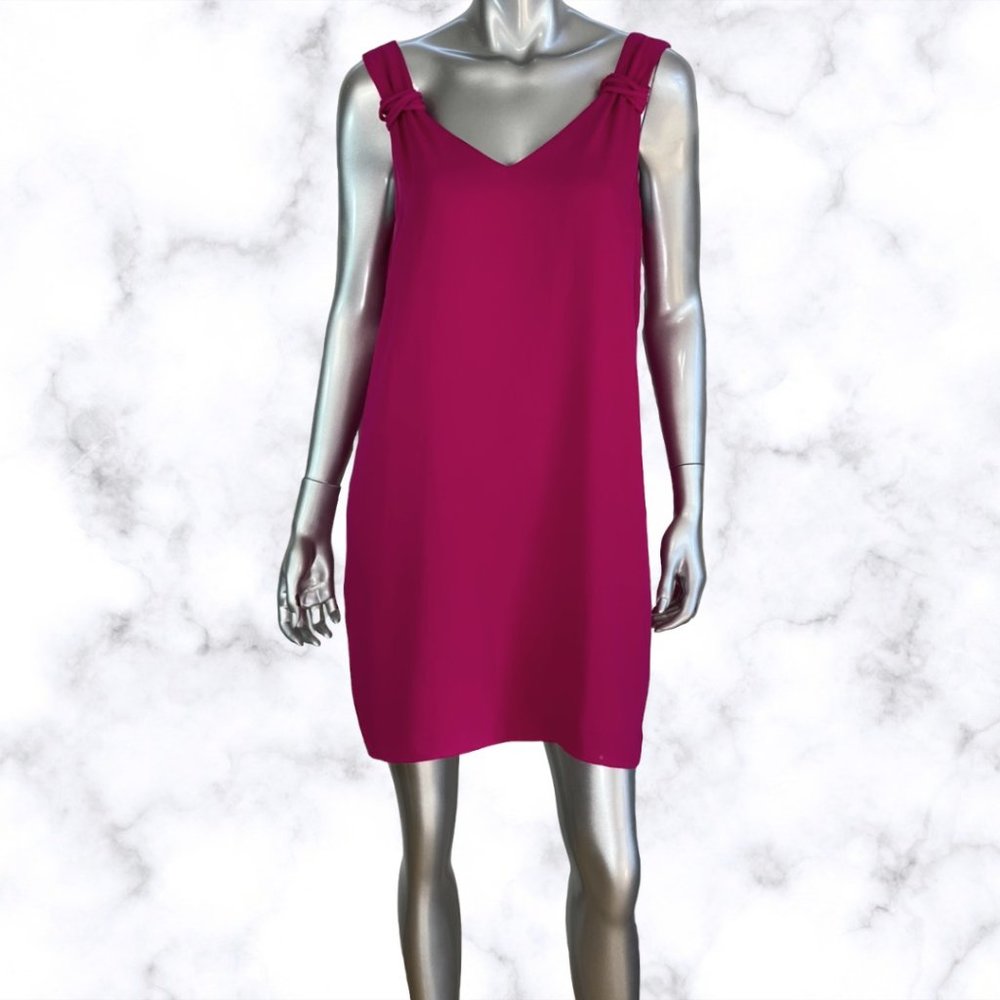 Adrienne Vittadini Pink Sleeveless Dress Medium